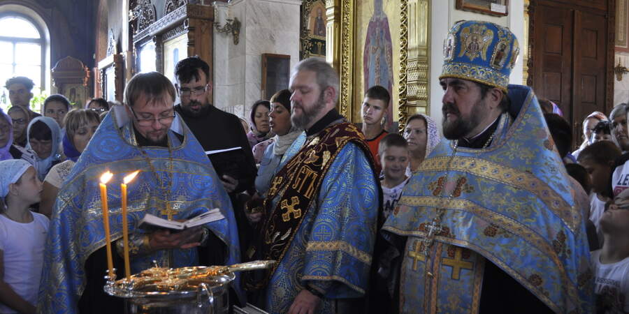 Молебен перед началом учебного года