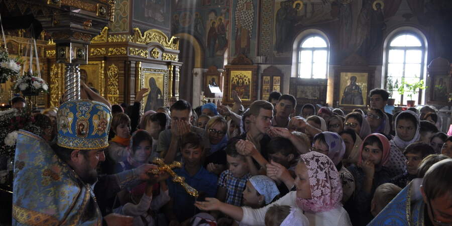 Молебен перед началом учебного года